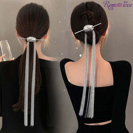 1 Piece Fashion Retro Women Hairpin Tassels Hair Clip High Quality Elegant Hair Accessories T1534