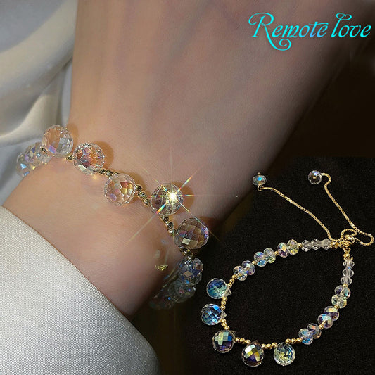 1Piece Luxury Imitated Crystal Bracelets Latest Fashion Hand Chain Bangle Wedding Gifts S95