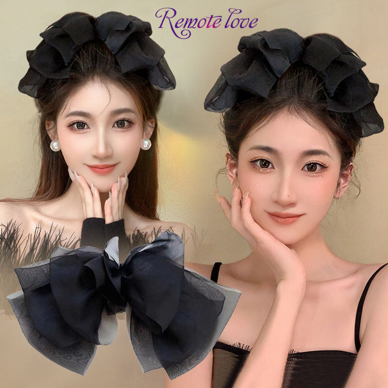 1 piece Fashion Women Hair Accessories High-quality Chiffon Fabric Hairpin Best Birthday Gift T1612