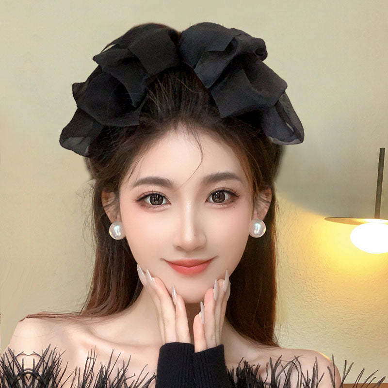 1 piece Fashion Women Hair Accessories High-quality Chiffon Fabric Hairpin Best Birthday Gift T1612