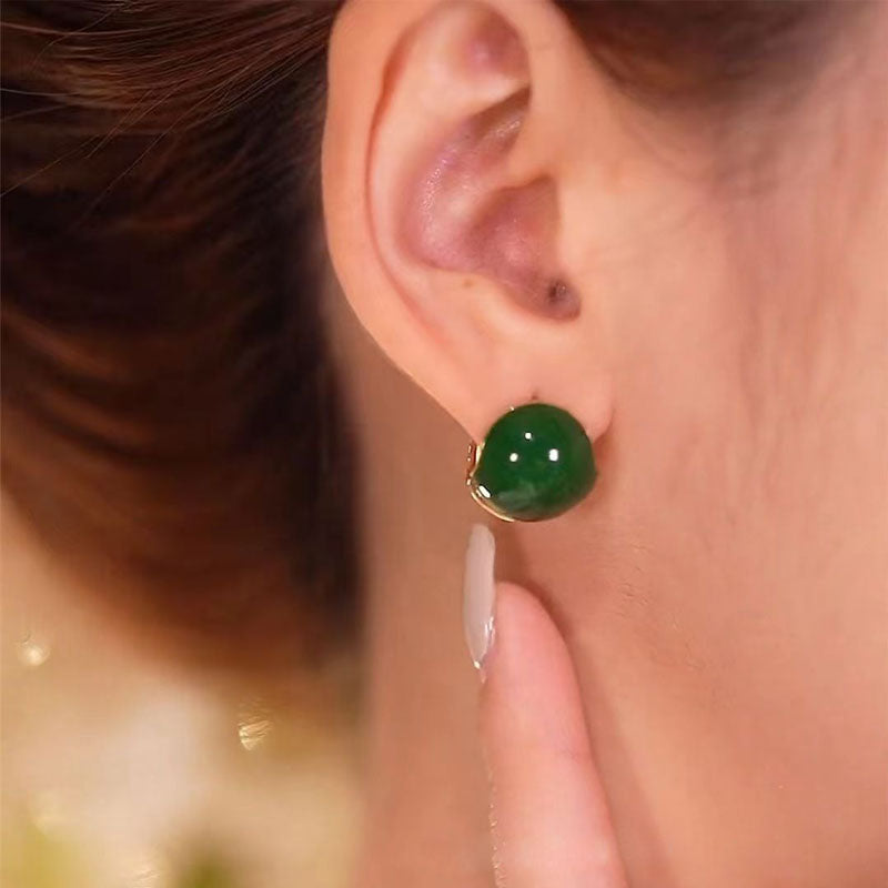 1 pair fashion simple earrings pure color new stud earrings E1139