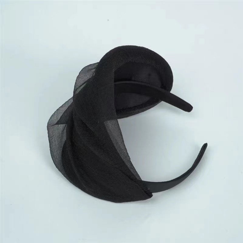 1 Piece Elegant Fashion Women Half Cap Headband High Hair Accessories Headwear Best Birthday Gift T1597