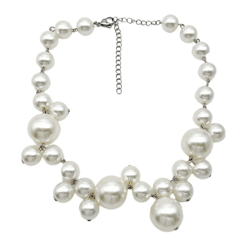 1Piece  Elegant Imitation Pearls Necklace Fashion Women Clavicle Chain Choker N216