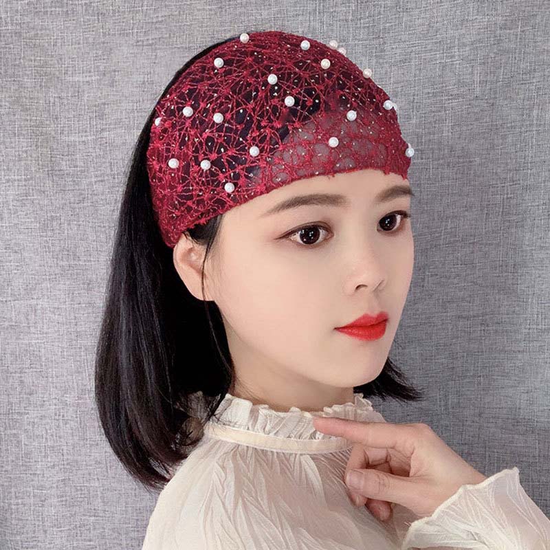 1 Piece Elegant Pearl Headband Cloth Fashion Women Hair Accessories Wonderful Birthday Gift T609