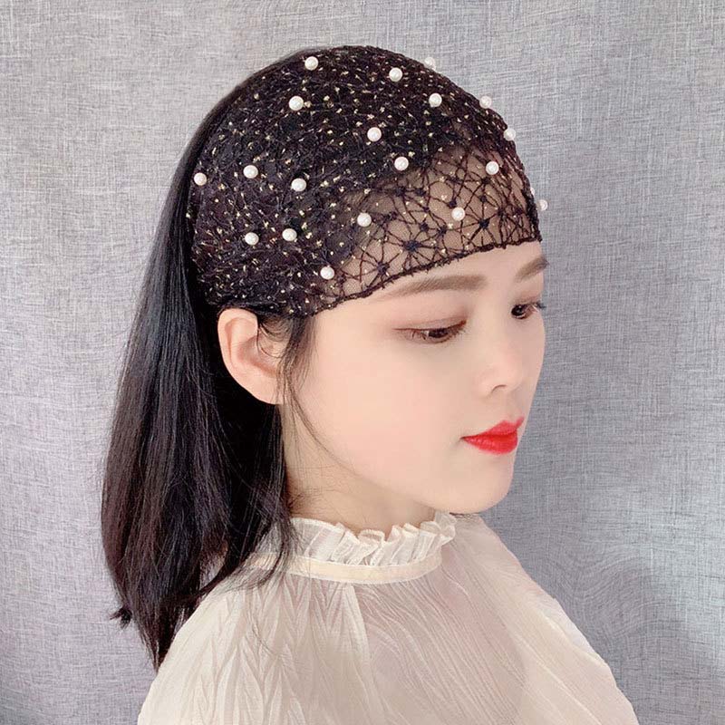 1 Piece Elegant Pearl Headband Cloth Fashion Women Hair Accessories Wonderful Birthday Gift T609