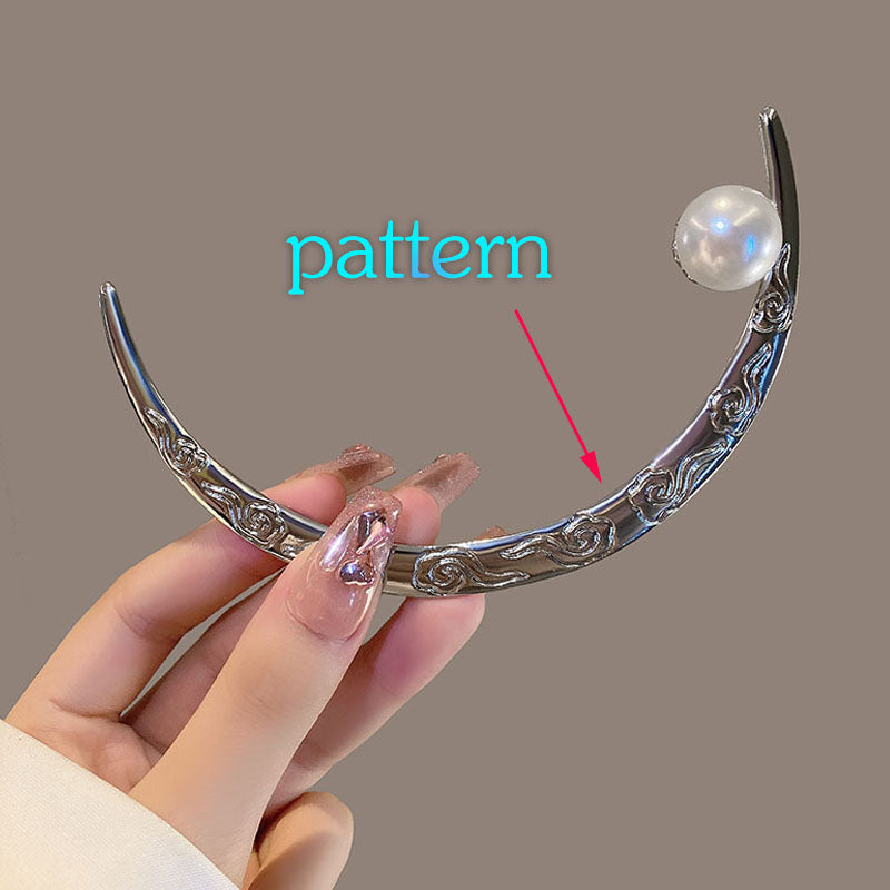 1 Piece Simple Women Hairpin Crescent Moon Hair Clip High Quality Hair ClawsElegant Hair Accessories T1502