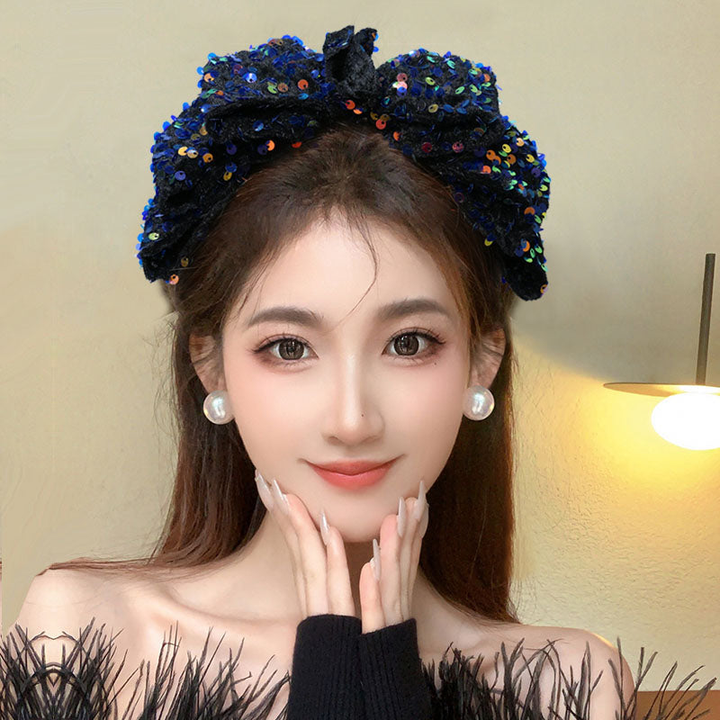 1 Piece Elegant Women Hair Clip Glitter Cloth Hair Accessories Headwear Best Birthday Gift T1614