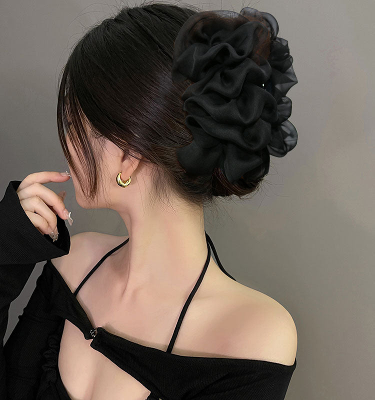 1 Piece Wonderful Pure Color Hair Clip Bowknot Fashion Elegant Women Hair ClawsHair Accessories Gifts T1553