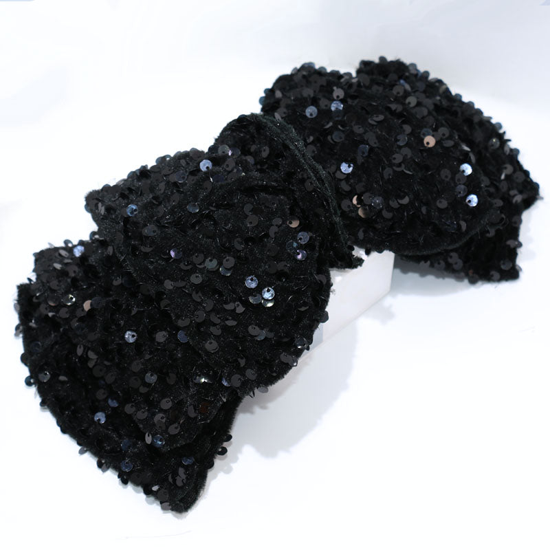 1 Piece Elegant Women Hair Clip Glitter Cloth Hair Accessories Headwear Best Birthday Gift T1614