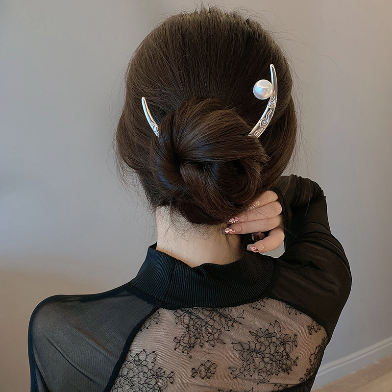 1 Piece Simple Women Hairpin Crescent Moon Hair Clip High Quality Hair ClawsElegant Hair Accessories T1502