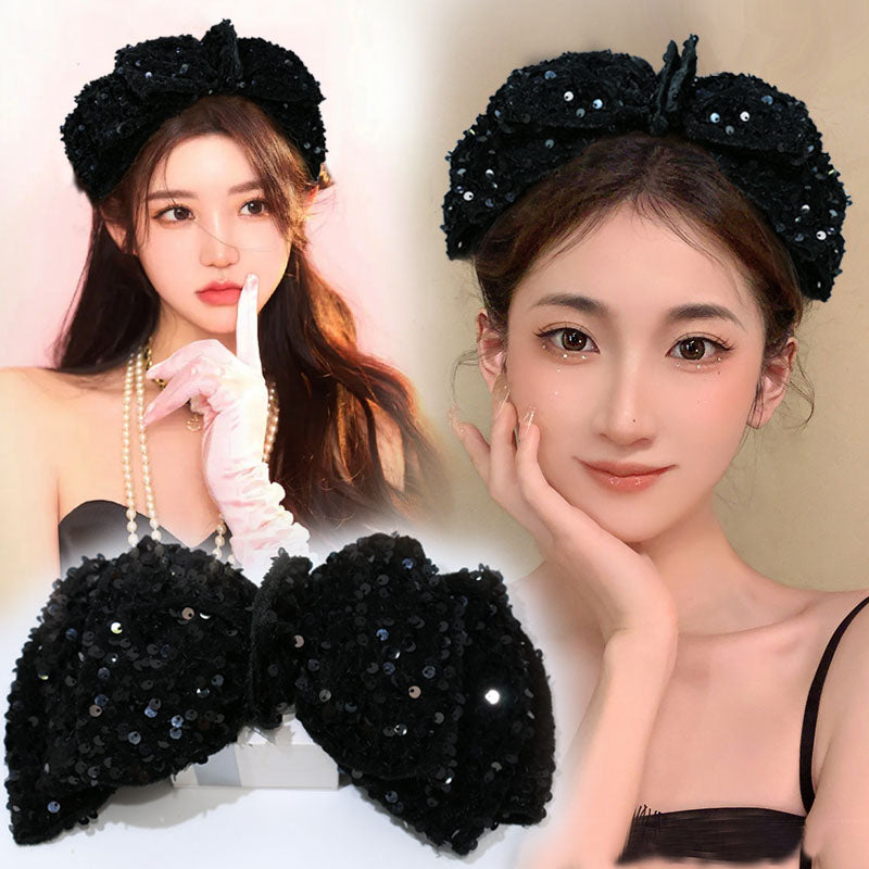 1 Piece Elegant Women Hair Clip Glitter Cloth Hair Accessories Headwear Best Birthday Gift T1614