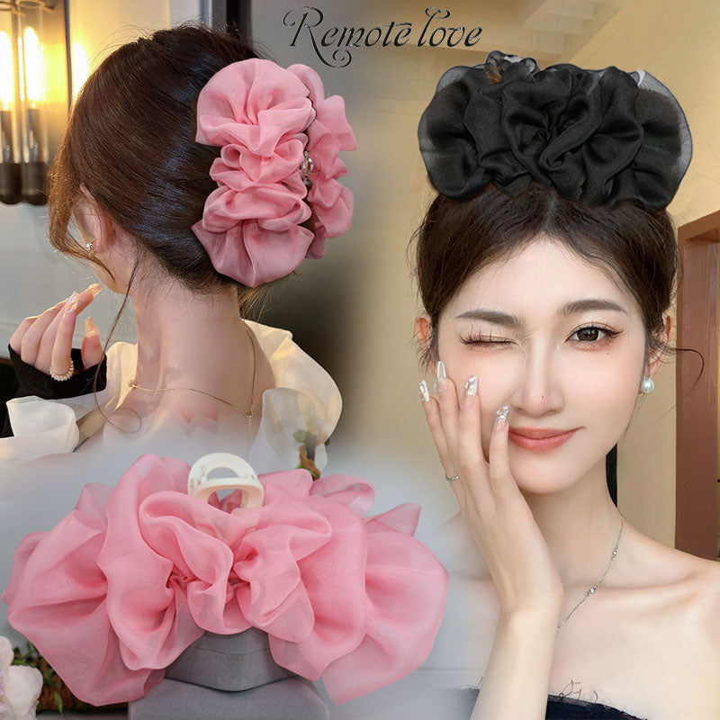 1 Piece Wonderful Pure Color Hair Clip Bowknot Fashion Elegant Women Hair ClawsHair Accessories Gifts T1553