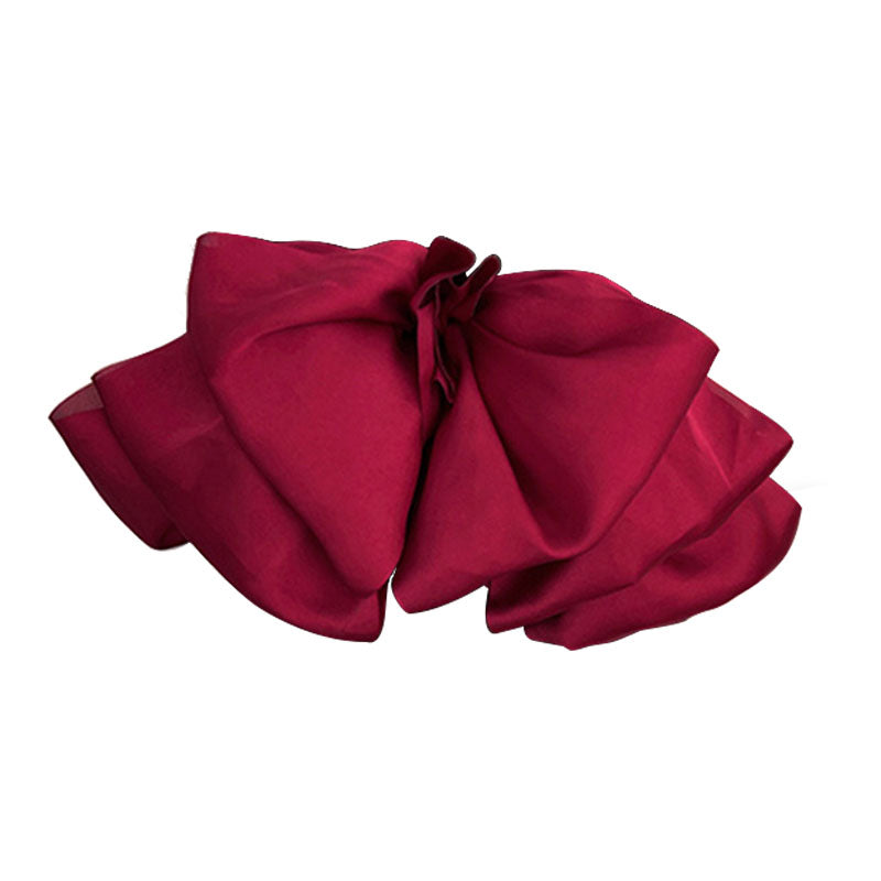 1 Piece Latest Women Bowknot Hair Clip Ribbon Cloth Hair Accessories Headwear Best Birthday Gift T1642