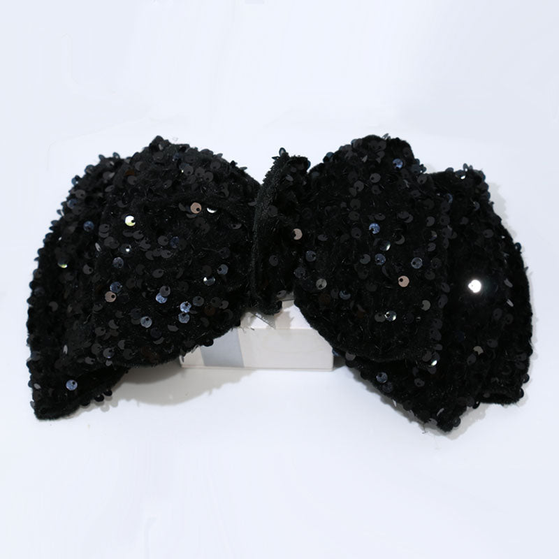 1 Piece Elegant Women Hair Clip Glitter Cloth Hair Accessories Headwear Best Birthday Gift T1614