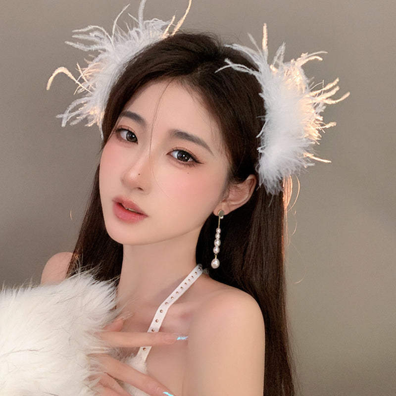 1 Piece Wonderful Feather Hair Clip Hair PinFashion Elegant Women Hair Accessories Gifts T1532