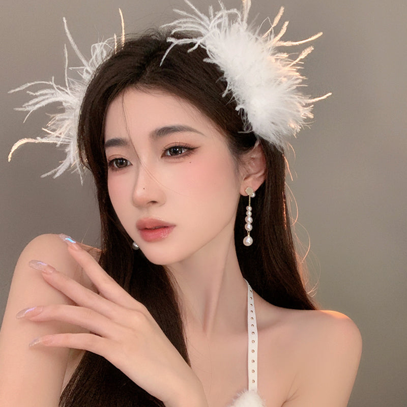 1 Piece Wonderful Feather Hair Clip Hair PinFashion Elegant Women Hair Accessories Gifts T1532