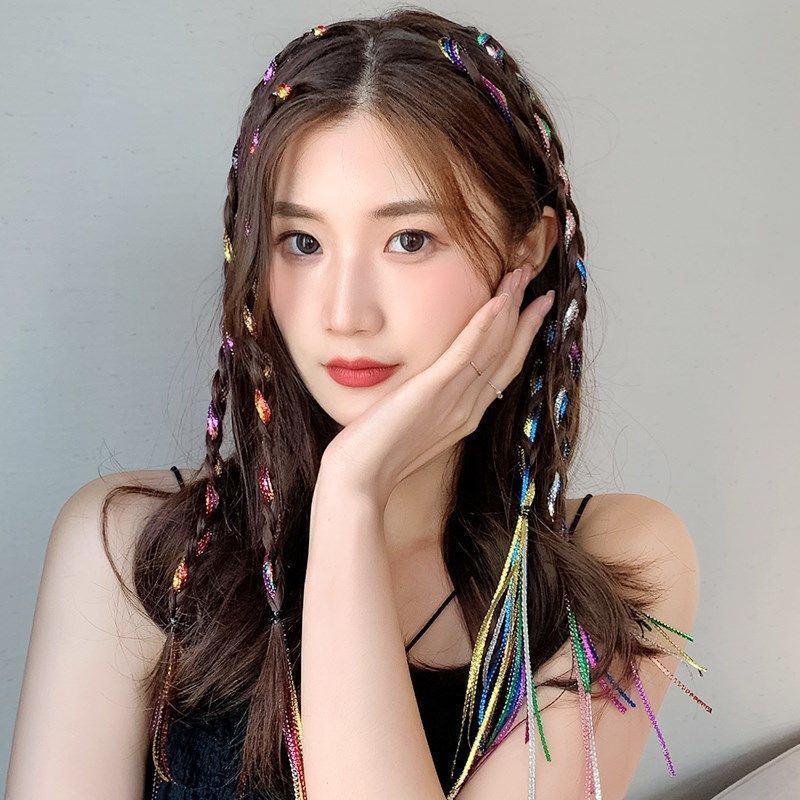 18Pcs/lot Popular Women multicolor Hair Rope New Wonderful Plait Hair Headwear hip hop Hair Accessories Best Birthday Gift T1730