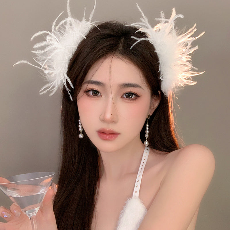 1 Piece Wonderful Feather Hair Clip Hair PinFashion Elegant Women Hair Accessories Gifts T1532