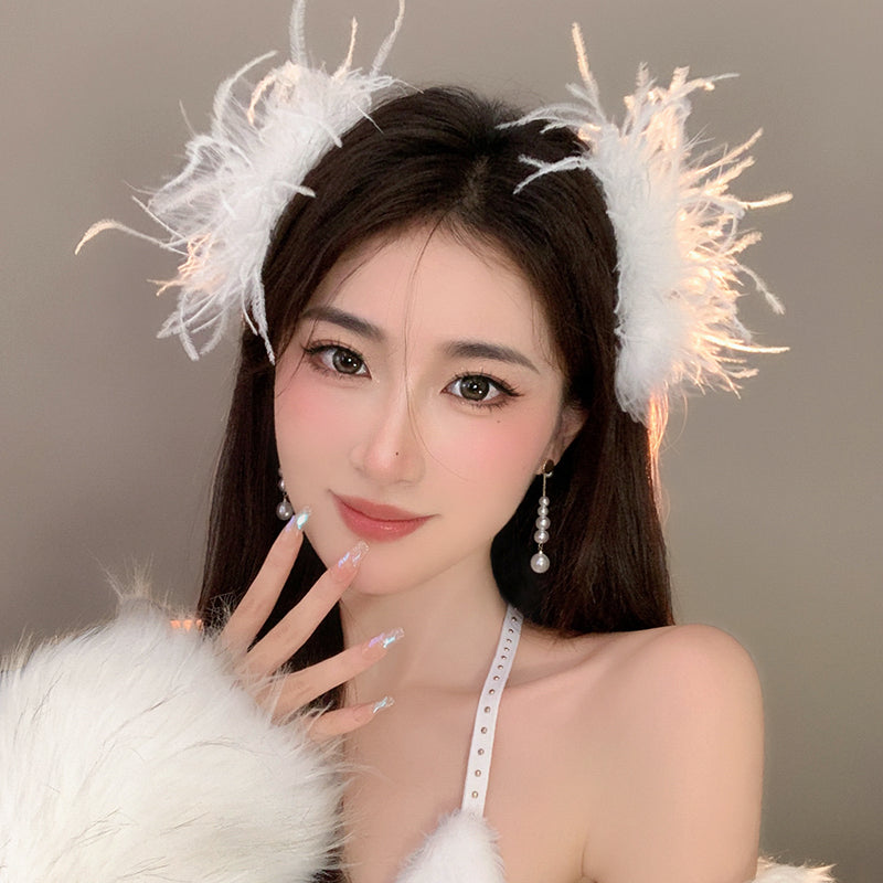 1 Piece Wonderful Feather Hair Clip Hair PinFashion Elegant Women Hair Accessories Gifts T1532