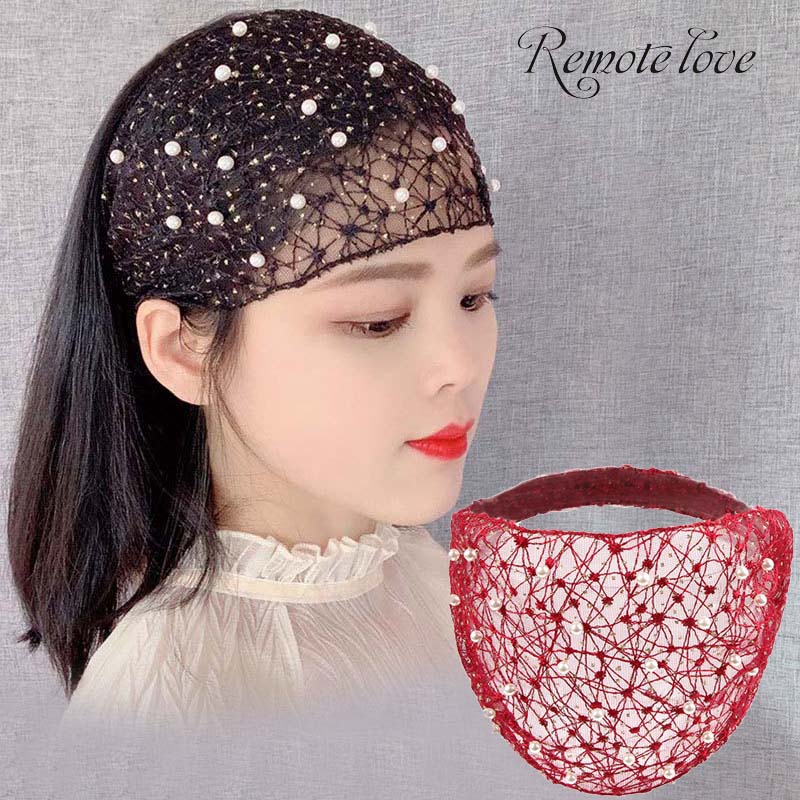 1 Piece Elegant Pearl Headband Cloth Fashion Women Hair Accessories Wonderful Birthday Gift T609