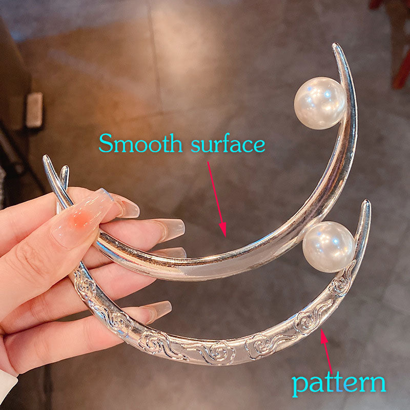 1 Piece Simple Women Hairpin Crescent Moon Hair Clip High Quality Hair ClawsElegant Hair Accessories T1502