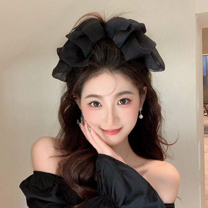 1 piece Fashion Women Hair Accessories High-quality Chiffon Fabric Hairpin Best Birthday Gift T1612