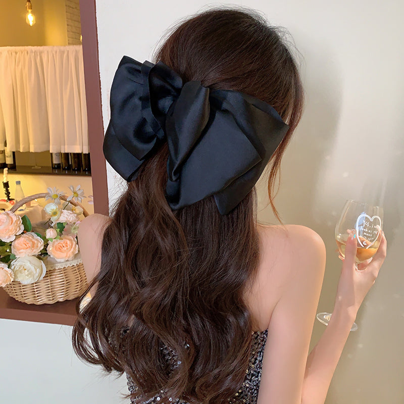 1 Piece Latest Women Bowknot Hair Clip Ribbon Cloth Hair Accessories Headwear Best Birthday Gift T1642