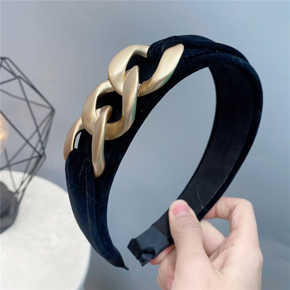 1 Piece Luxury Fashion Women Hair Band Chian Cloth High Hair Accessories Best Birthday Gift T1499