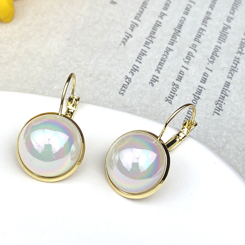 1 Pair Elegant Women Stud Earrings Quality Imitaion pearl Earrings Fashion Jewellery Best Birthday Gift E1304