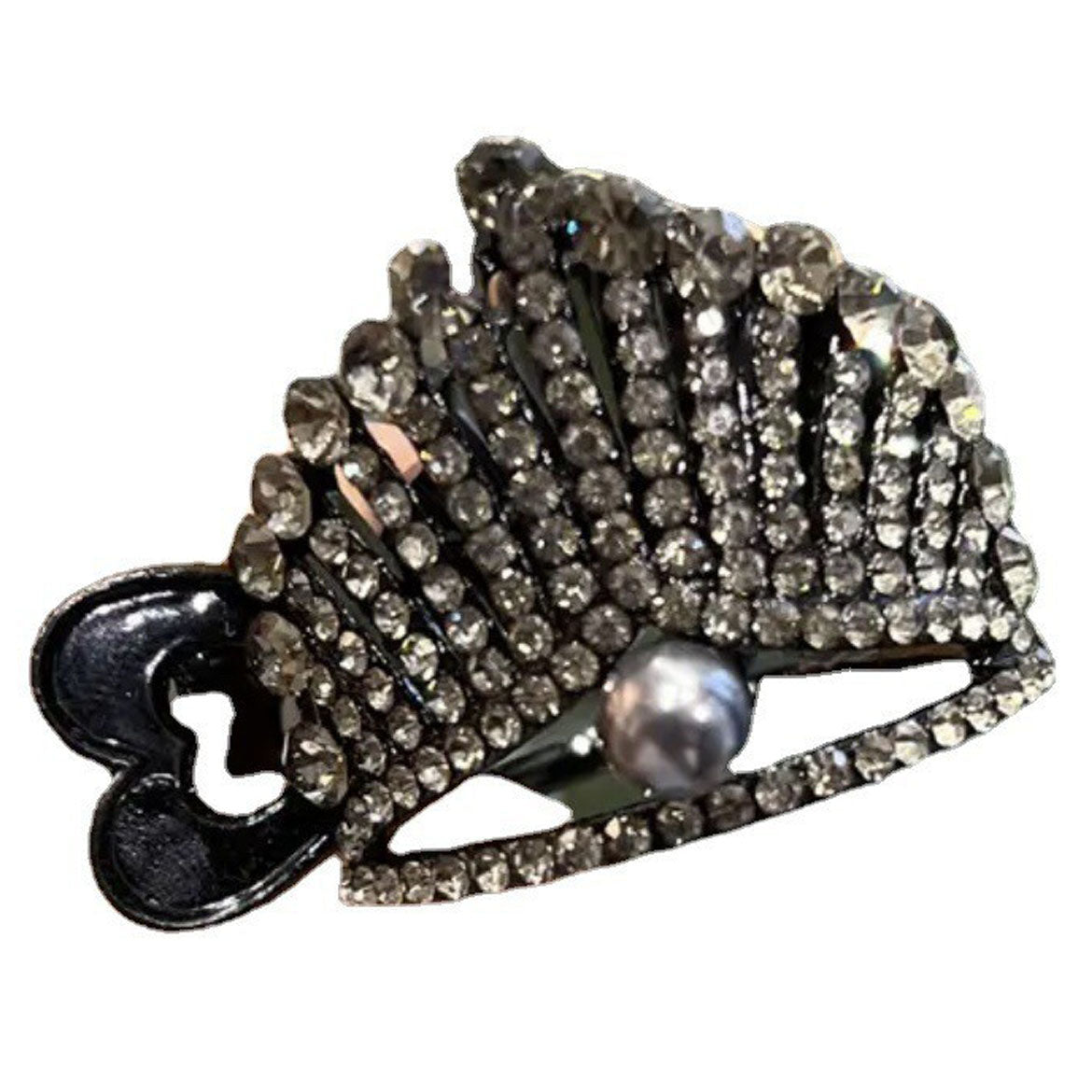 1 Piece Fashion Women Hair Clip Crown rhinestones High Quality inh Gripper Elegant Hair Accessories T1453