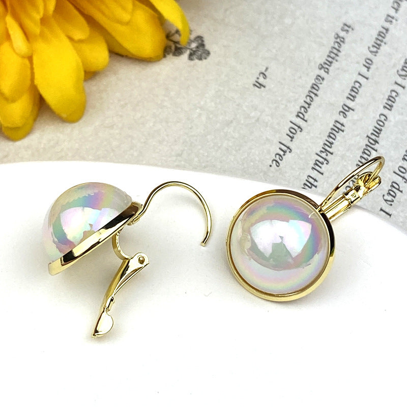 1 Pair Elegant Women Stud Earrings Quality Imitaion pearl Earrings Fashion Jewellery Best Birthday Gift E1304