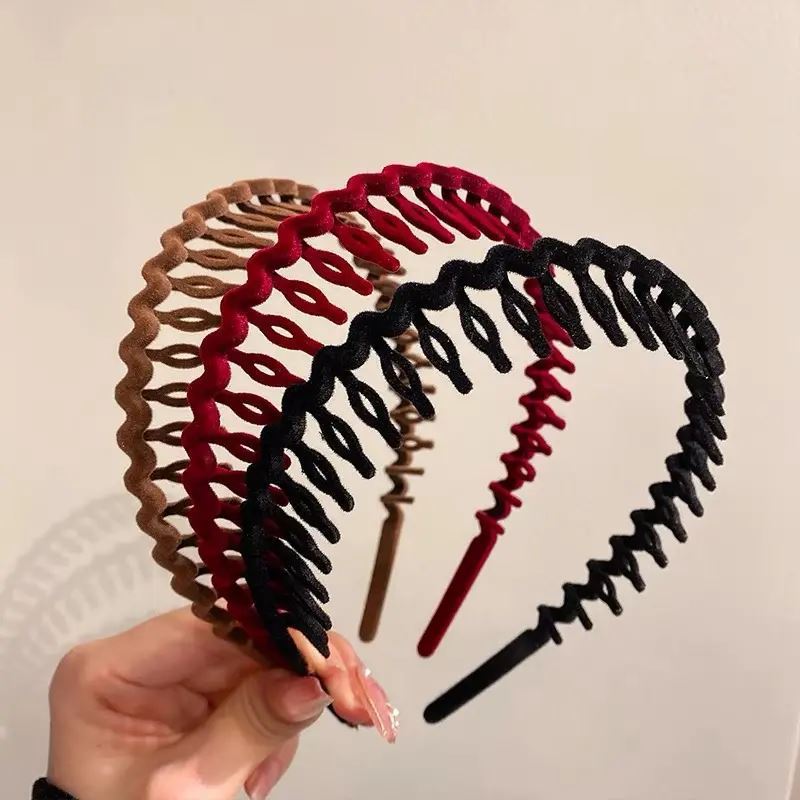 1 Piece Cute Fashion Women Hair Band High Quality Flocking headband Hair Accessories Best Birthday Gift T1706