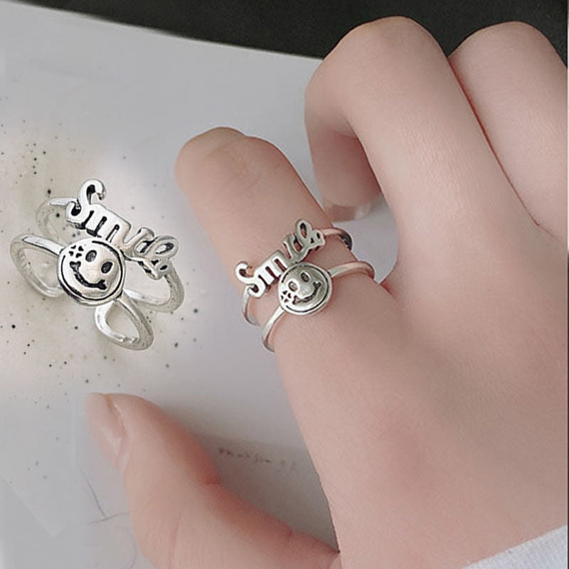 1 Piece Vintage Women Open Ring Fashion Accessories High Quality Alloy Pendant Wedding Ring Best Gifts J188